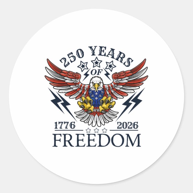 Adesivo Americas Semi Quinentenário 250º Aniversário Com (Frente)