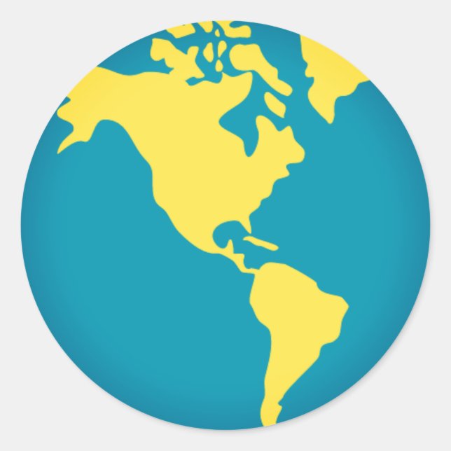 Adesivo Américas World Emoji (Frente)