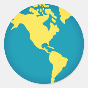 Adesivo Américas World Emoji