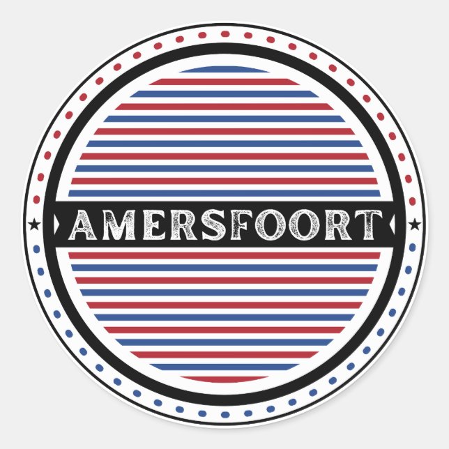 Adesivo Amersfoort City Pride Emblem – Dutch Identity (Frente)