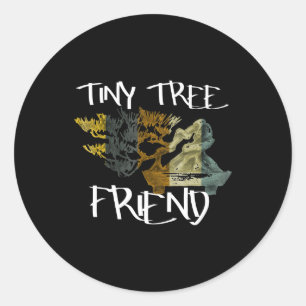 Adesivo Amigo de Árvore Pequeno e Humoroso Bonsai Lover