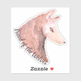 Adesivo Amigo do Lobo Vermelho de Lobos