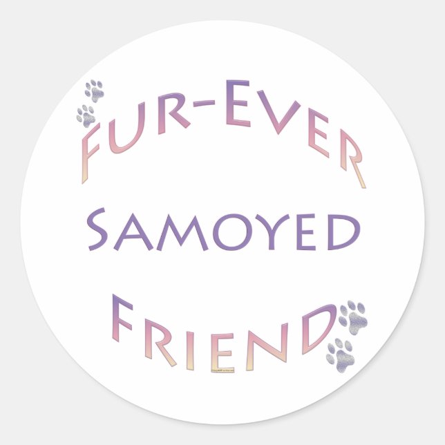 Adesivo Amigo Fuero Samoyed (Frente)