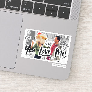 Adesivo AMIGOS™   Ação de Graças Chefe da Turquia Monica