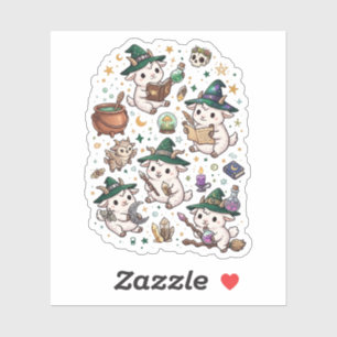 Adesivo Amigos Bodes Mágicos Arte Fantasia Kawaii Fofa