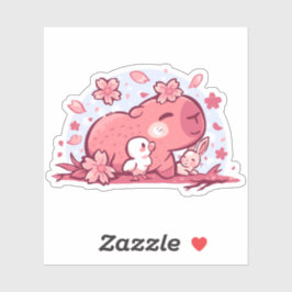 Adesivo Amigos de Primavera rosa