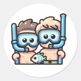 Adesivo Amigos de Snorkel