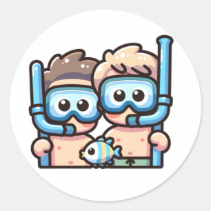 Adesivo Amigos de Snorkel