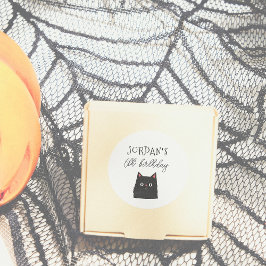 Adesivo Amigos do Dia de Aniversário do Rapaz Moderno das 