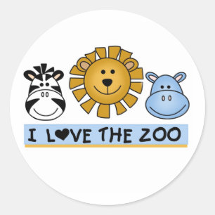 Adesivo Amigos do Zoo