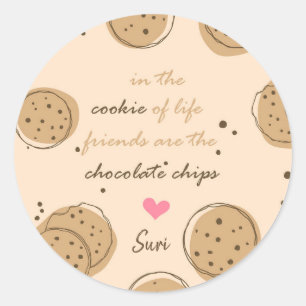 Adesivo Amigos são os Chocolate Chips do Life Sticker