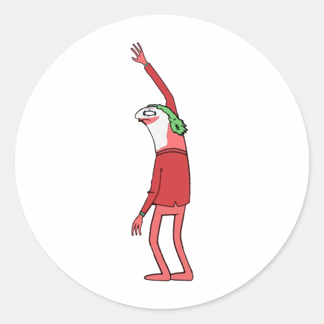 Adesivo Amigos sorridentes Alan Psychicpebbles Natação adu (Frente)