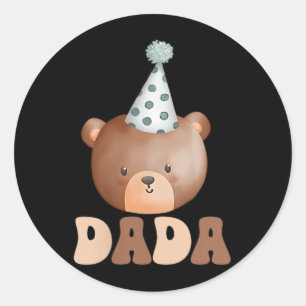 Adesivo Amiguinha de primeiro aniversario do Urso de Teddy