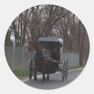 Adesivo Amish Buggy Sticker