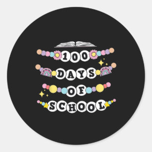 Adesivo Amizade Engraçada Bracelet 100 Dias De Escola 100