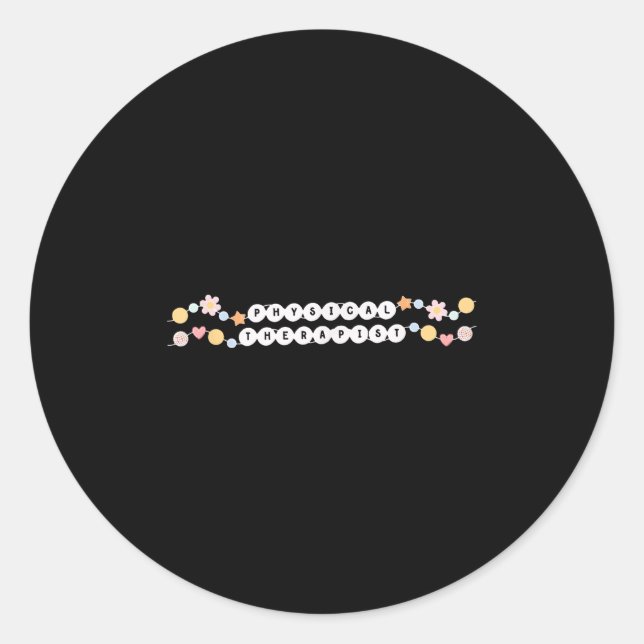 Adesivo Amizade Terapêutica Física Bracelet Pt Pta Ther (Frente)