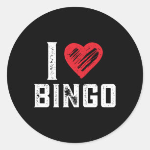 Adesivo Amo Bingo Bingo Bingo Bingo