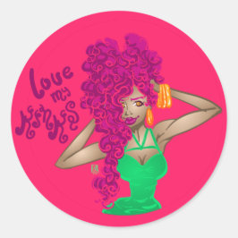 Adesivo Amo minhas gargantas