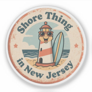 Adesivo Amo Nova Jersey - Lindo Souvenir do Estado de NJ