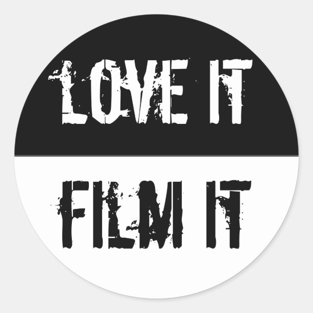 Adesivo Amo-Te Filme (Frente)