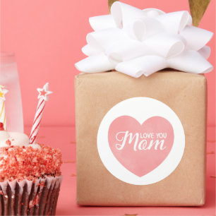 Adesivo Amo-te, mãe, design dia de as mães