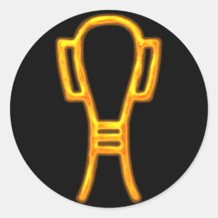 Adesivo amolada protecção egípcia símbolo