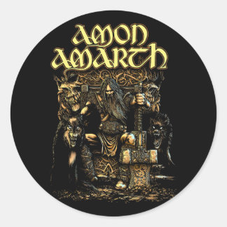 Adesivo Amon Amarth Thor Banda Logo Oficial