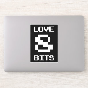 Adesivo Amor 8 Bits