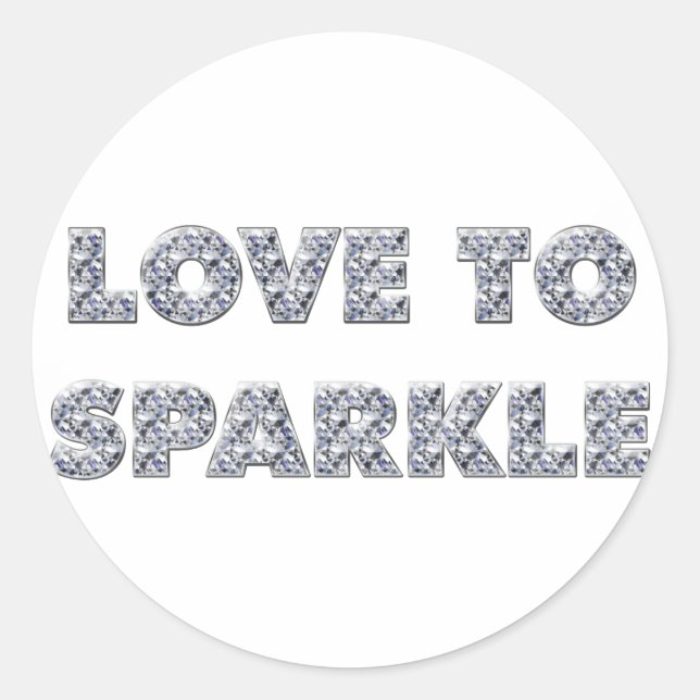 Adesivo Amor A Sparkle (Frente)