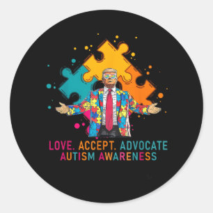 Adesivo Amor Aceite Advogado Autismo Sensibilização Engraç