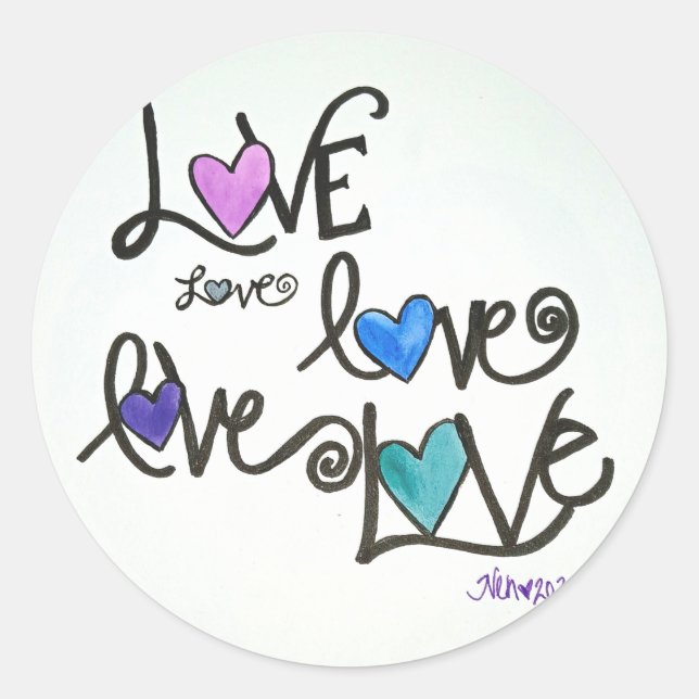 Adesivo Amor Amor (Frente)