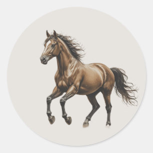 Adesivo Amor Belo Cavalo Mustang Arte Animal