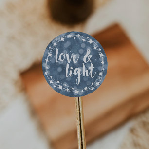 Adesivo Amor & Bokeh claro Hanukkah