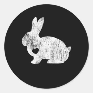 Adesivo Amor Bunny Páscoa para proprietários de animais