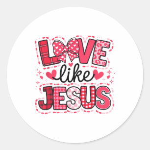 Adesivo Amor Como Jesus Coquete Bow Valentão _1 