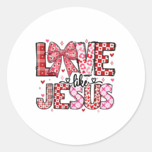 Adesivo Amor Como Jesus Fofo, Fofo-Arco, Cristão