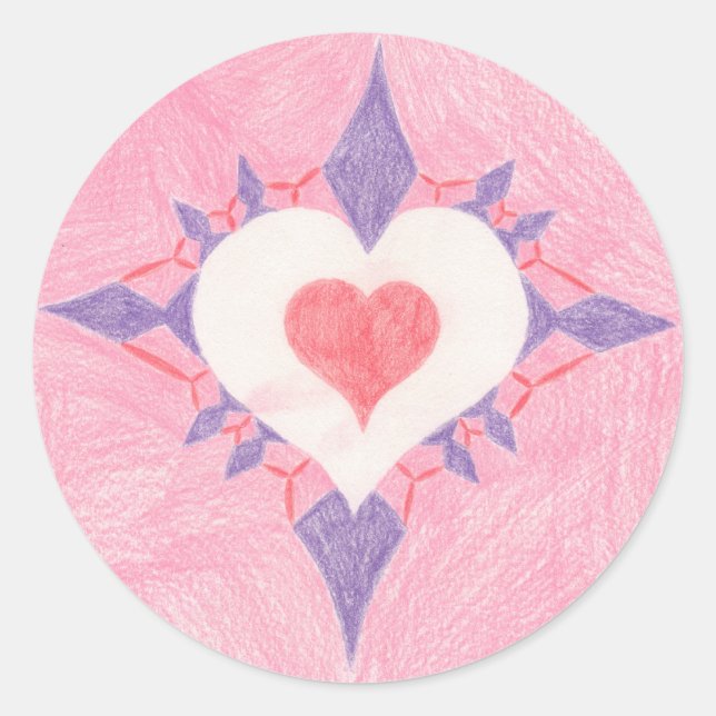 Adesivo Amor Coração (Frente)