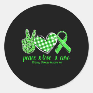 Adesivo Amor Cura Fita Verde Sensibilização para a Doença