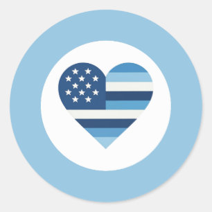 Adesivo Amor da Força Policial