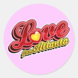 Adesivo Amor de Atlanta