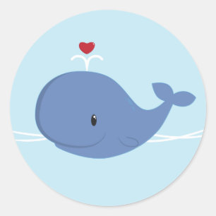 Adesivo Amor de baleia