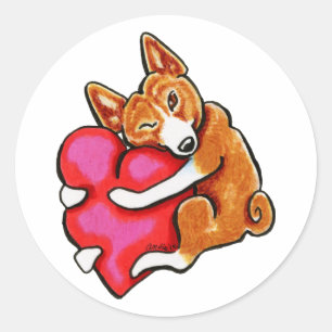 Adesivo Amor de Basenji