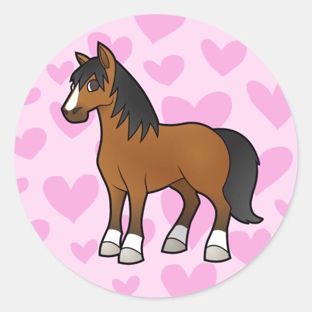 Adesivo Amor de Cavalo (Frente)