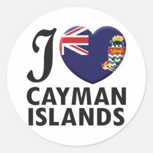 Adesivo Amor de Cayman Islands