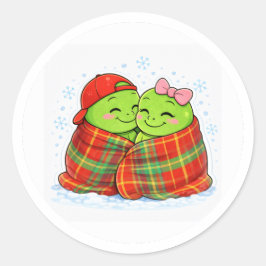 Adesivo Amor de Cobertor de Inverno