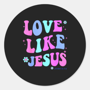 Adesivo Amor de Menina Como Jesus Linda Adolescente Cristã