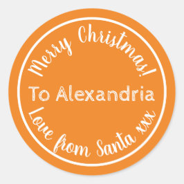 Adesivo Amor de Natal De Papais noeis Personalizados Laran