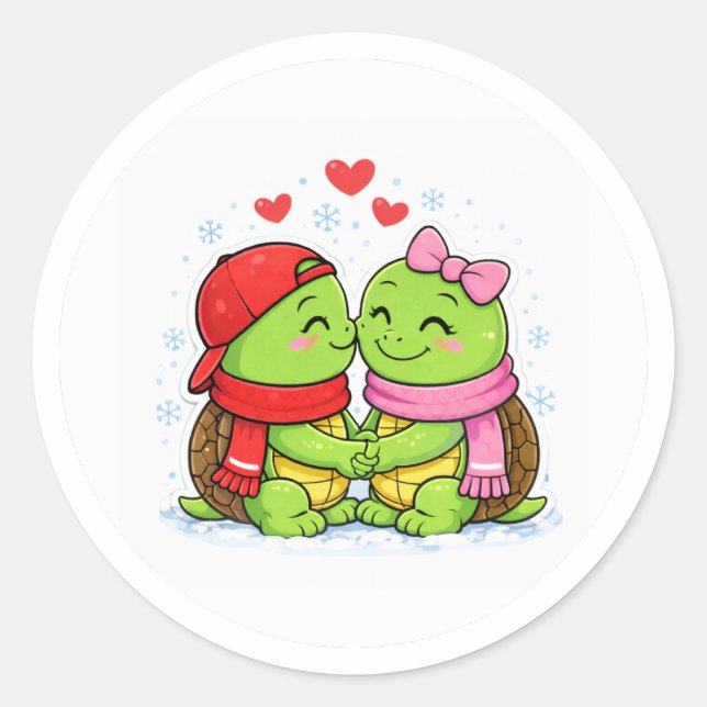 Adesivo Amor de Natal para Sempre (Frente)