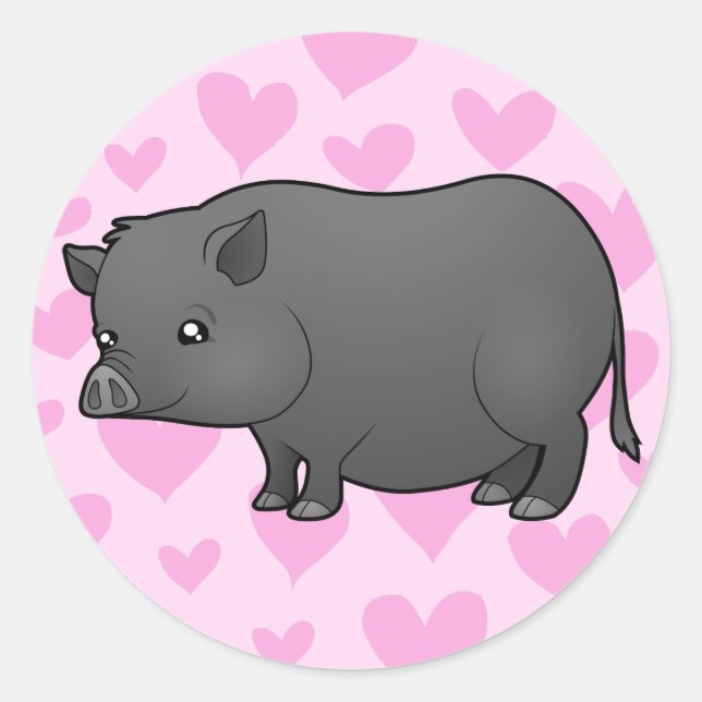Adesivo Amor de Porco Miniatura (Frente)
