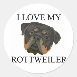 Adesivo Amor de RotTWEILER!